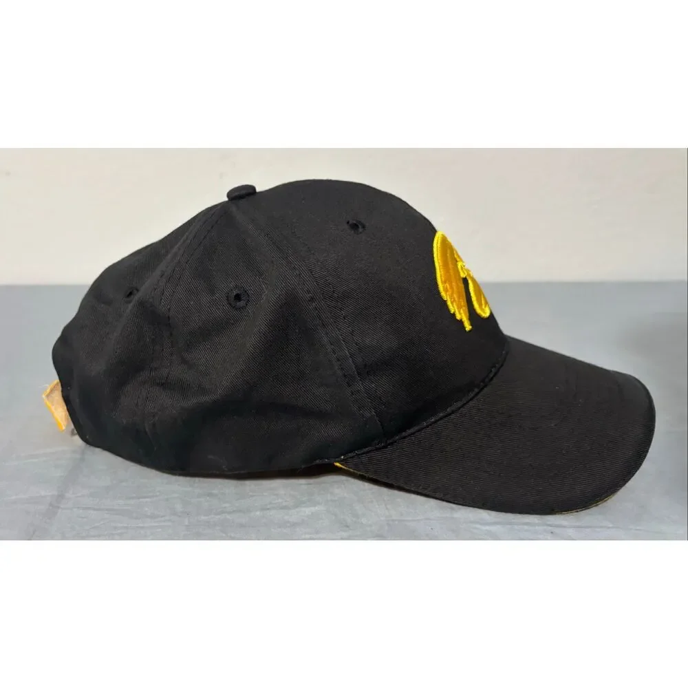 Iowa Hawkeyes Unisex Black Cap One Size Team Strapback